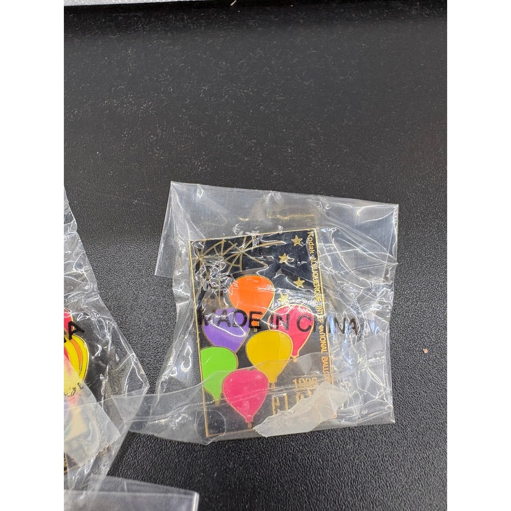 Vintage Albuquerque International Balloon Fiesta Pin Set 1982 1996 1998 Kodak - Picture 3 of 5